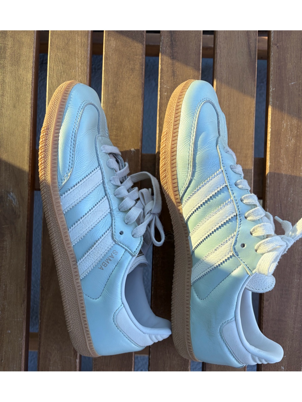adidas Samba Light Mint and White - Picture 3 of 5